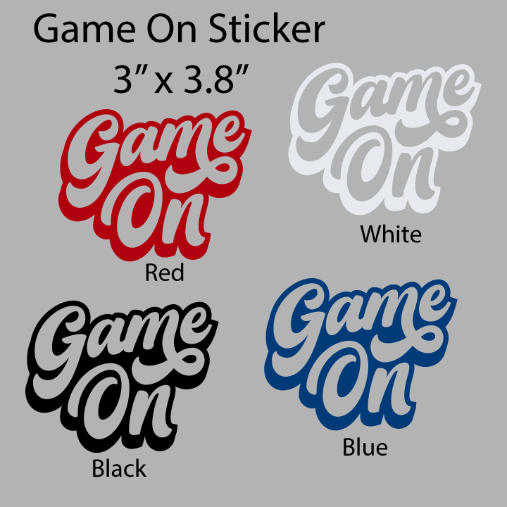 Game On Vinyl Sticker
