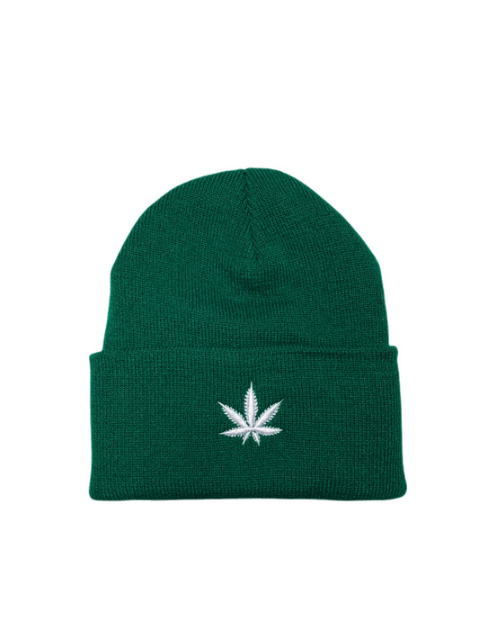 Cannabis Brand Leaf Beanie