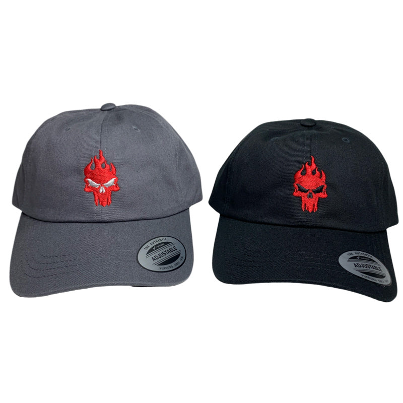 Fire Skull Dad Hat