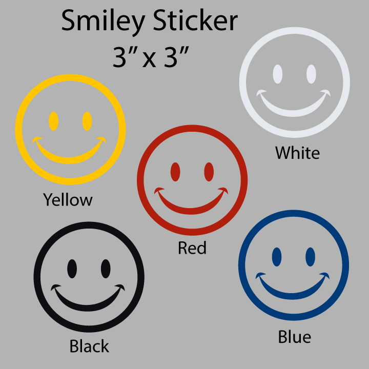 Smile Clothing Vinyl Sticker