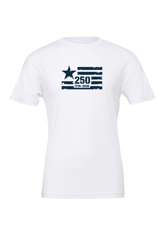 250 USA Flag Star T-Shirt