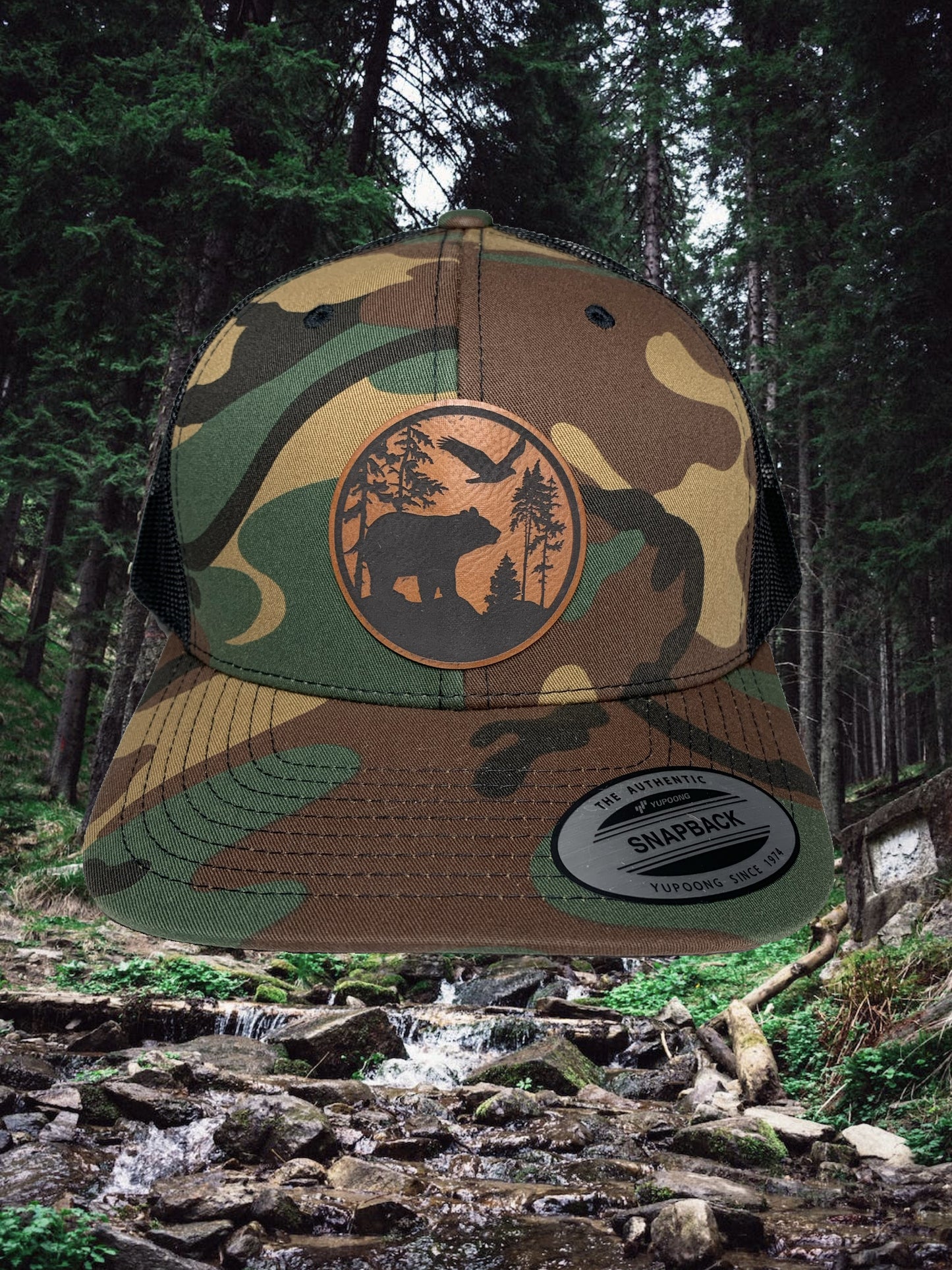 Nature Bound Outdoor Bear Trucker Hat