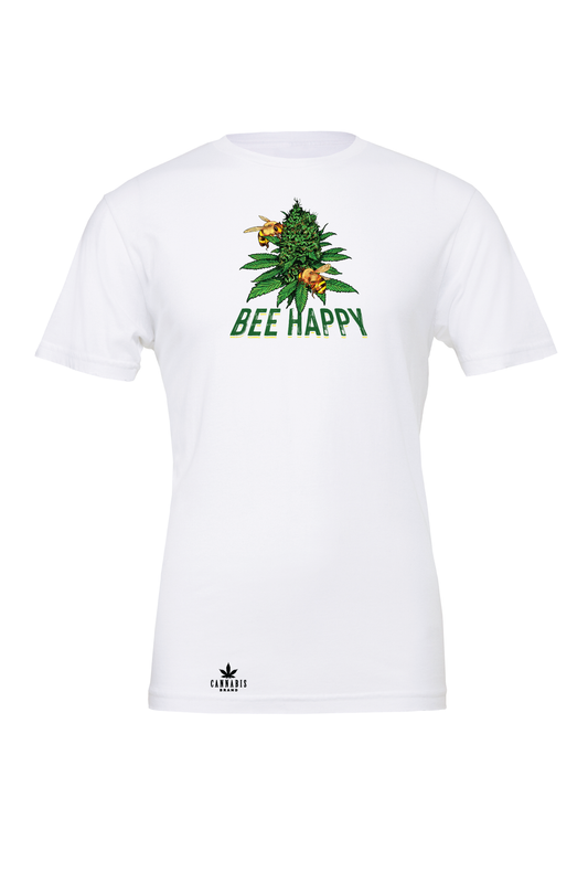 Cannabis Brand Bee Happy T-Shirt