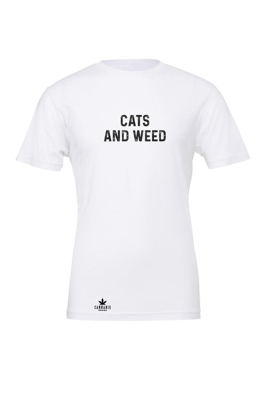 Cannabis Brand Cats And Weed T-Shirt