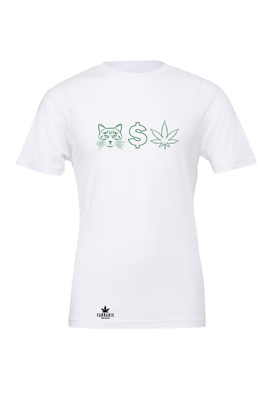 Cannabis Brand Pussy Money Weed T-Shirt