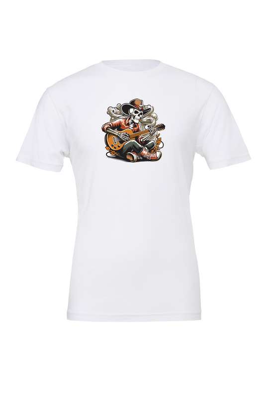 Skeleton Cowboy Guitar T-Shirt