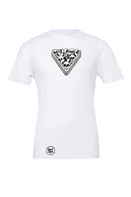 GOOD TIME Concepts Eight Ball And Skulls Billiards T-Shirt