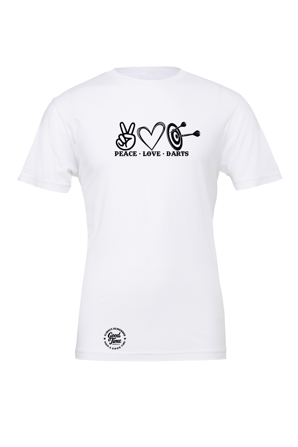 GOOD TIME Concepts Peace Love Darts T-Shirt