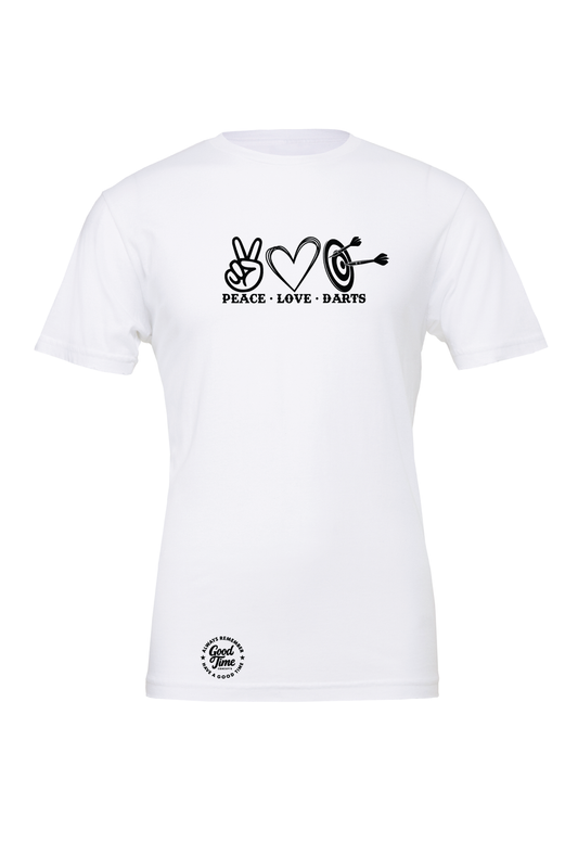 GOOD TIME Concepts Peace Love Darts T-Shirt