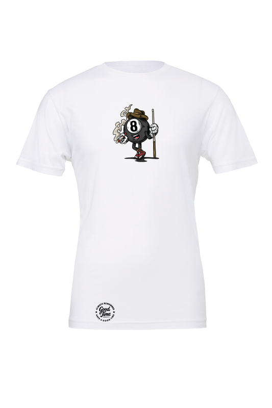 GOOD TIME Concepts Smoking Eight Ball Billiards T-Shirt