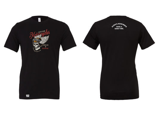 GOOD TIME CUSTOM MOTORCYCLE SHOP T-SHIRT