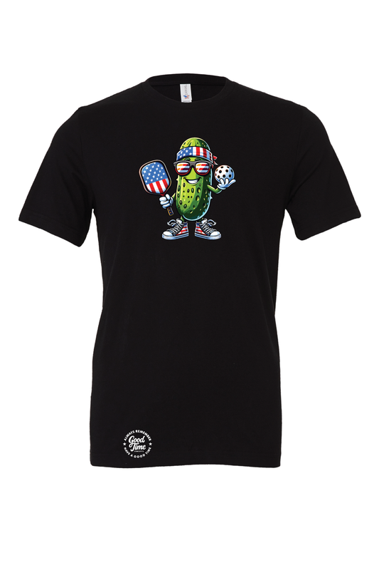 GOOD TIME Concepts Pickle Ball Pickle USA T-Shirt