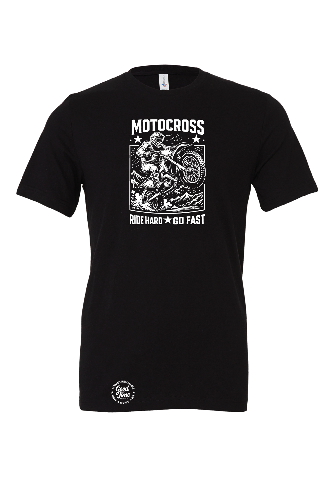 GOOD TIME Concepts Motocross Ride Hard Go Fast T-Shirt