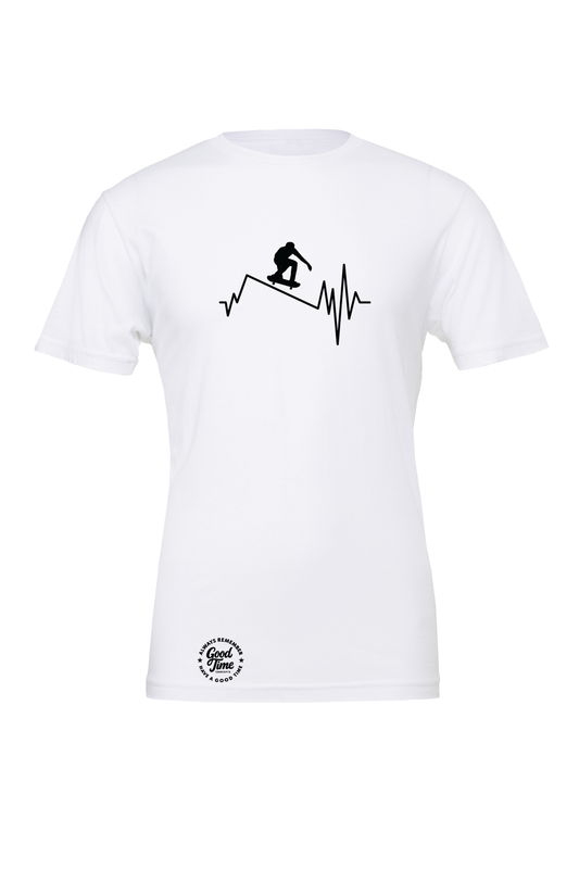 GOOD TIME Concepts Skateboarder Heartbeat T-Shirt