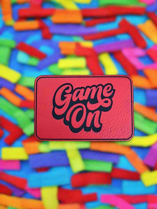 Game On - VELPATCH 3" x 2" inch Velcro Patch