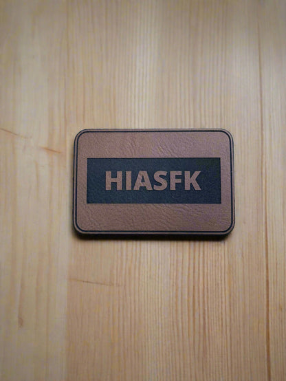 Cannabis Brand HIASFK - VELPATCH 3" x 2" inch Velcro Patch