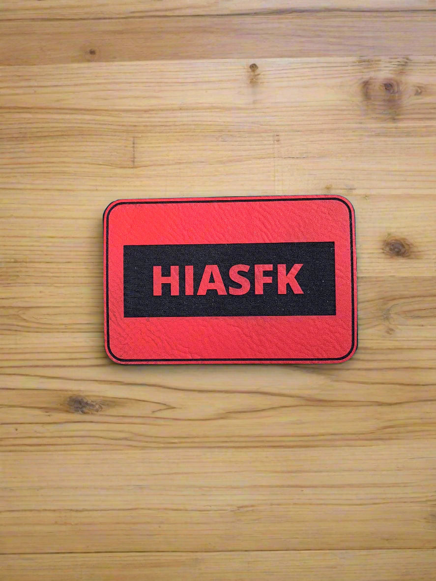 Cannabis Brand HIASFK - VELPATCH 3" x 2" inch Velcro Patch