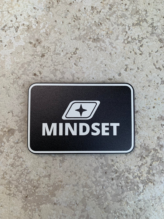 Positive Mindset Logo UV - VELPATCH 3" x 2" inch Velcro Patch