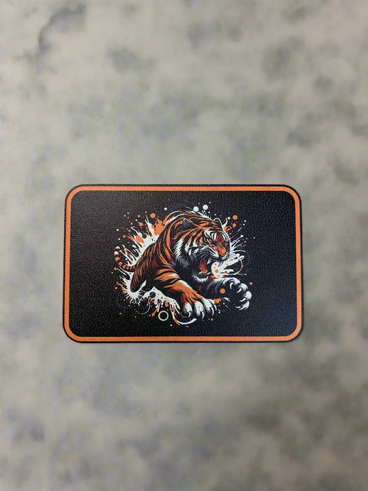 GOOD TIME Tattoo Tiger UV - VELPATCH 3" x 2" inch Velcro Patch