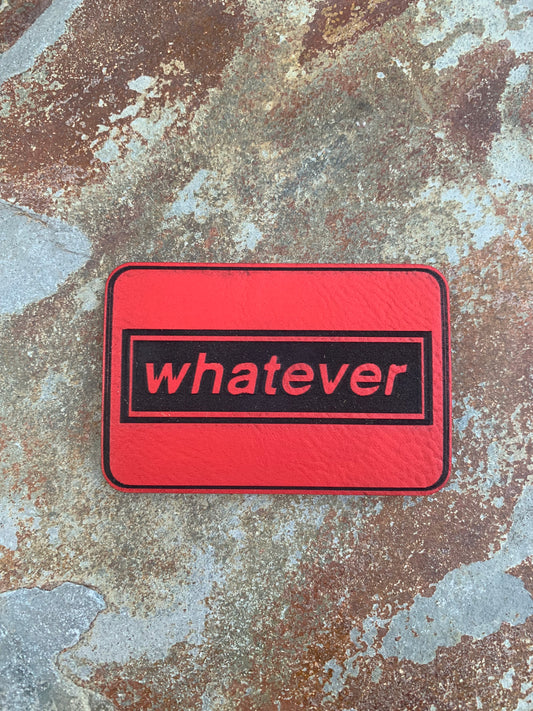Whatever - VELPATCH 3" x 2" inch Velcro Patch