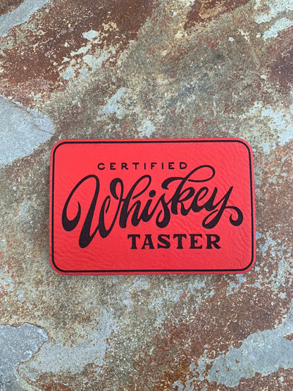 Good Time Concepts Certified Whiskey Taster - VELPATCH 3" x 2" inch Velcro Patch