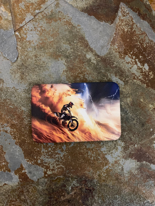GOOD TIME Concepts Motocross Desert Lightning UV - VELPATCH 3" x 2" inch Velcro Patch