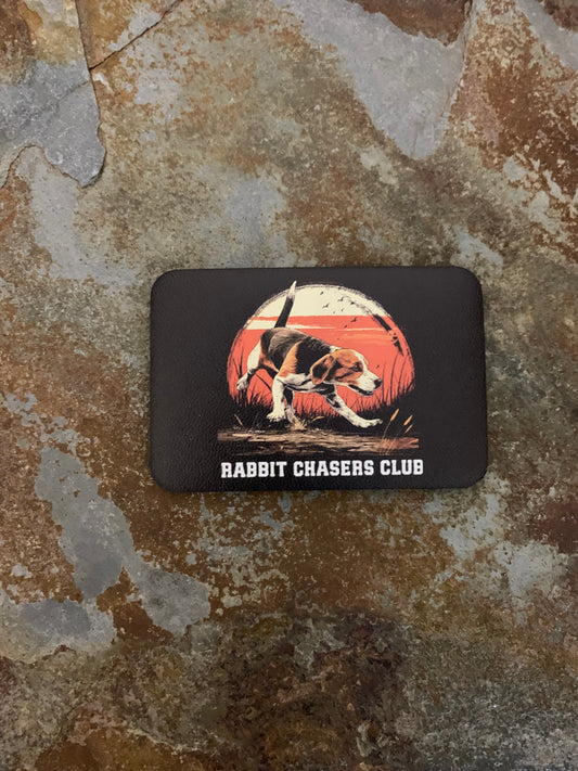 Nature Bound Outdoor Rabbit Chasers Club UV - VELPATCH 3" x 2" inch Velcro Patch