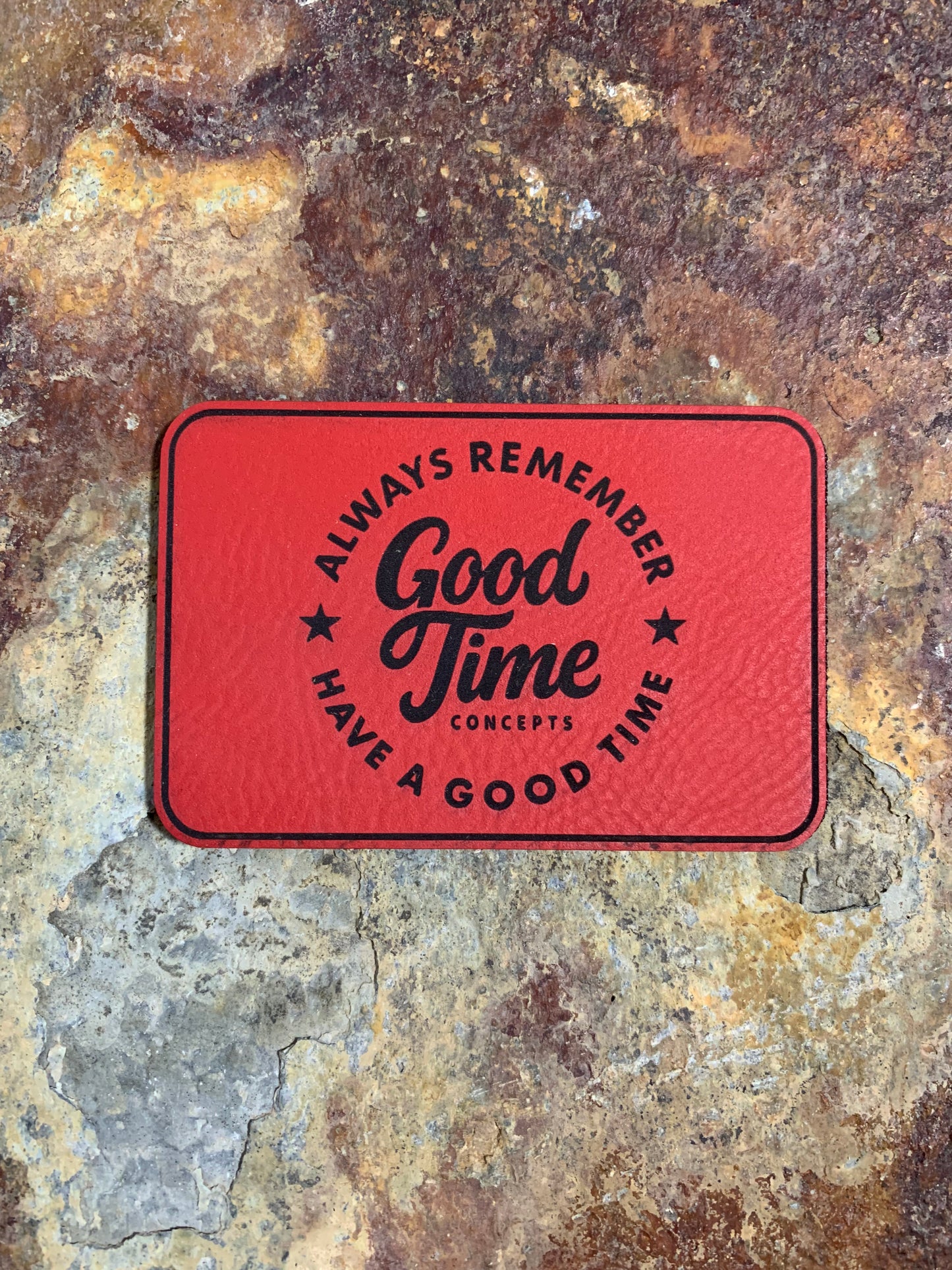GOOD TIME Concepts Logo - VELPATCH 3" x 2" inch Velcro Patch