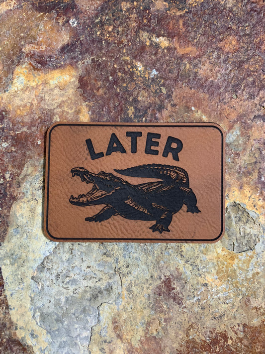 Nature Bound Outdoor Later Gator - VELPATCH 3" x 2" inch Velcro Patch