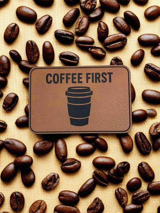 Coffee First - VELPATCH 3" x 2" inch Velcro Patch