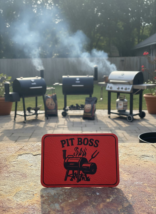 GOOD TIME Concepts Pit Boss BBQ  - VELPATCH 3" x 2" inch Velcro Patch