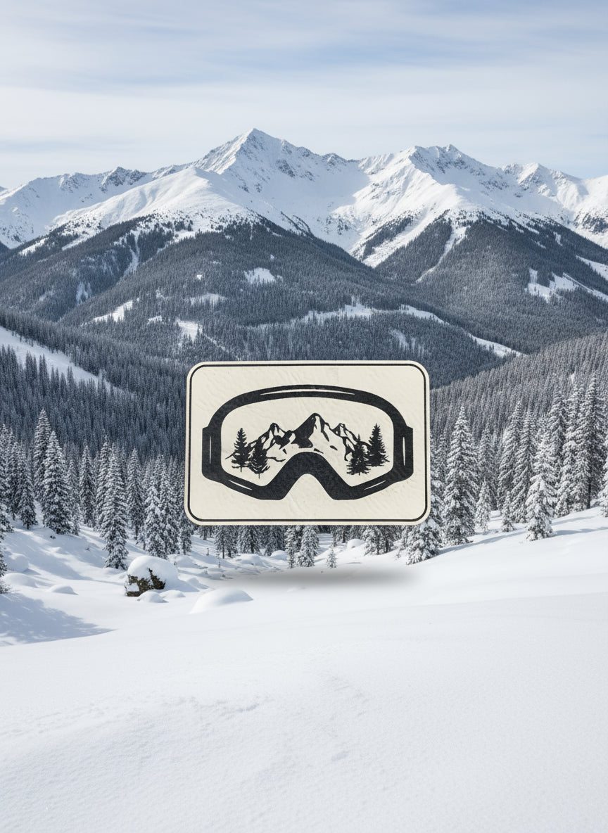 Nature Bound Outdoor Snowboard Goggles - VELPATCH 3" x 2" inch Velcro Patch