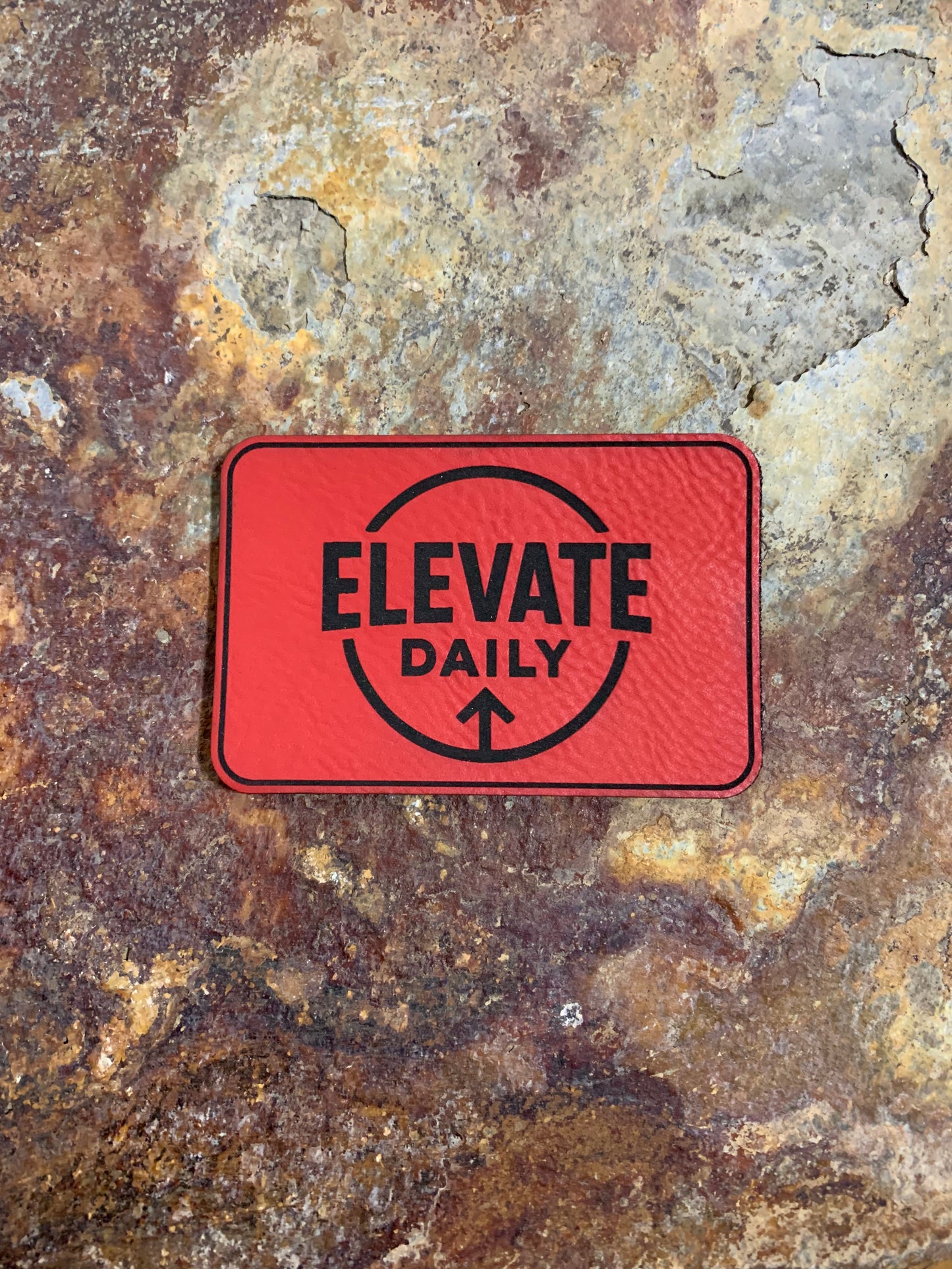 Positive Mindset Elevate Daily - VELPATCH 3" x 2" inch Velcro Patch