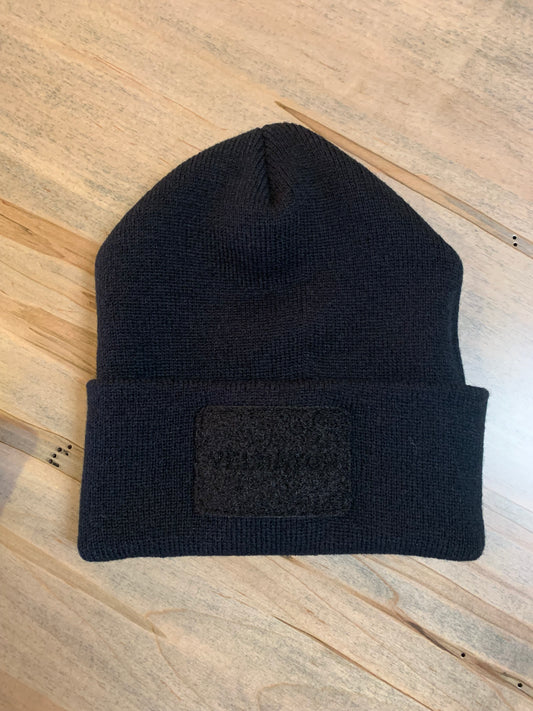 YP CLASSICS® CUFFED KNIT BEANIE with VELPATCH™ Loop Patch