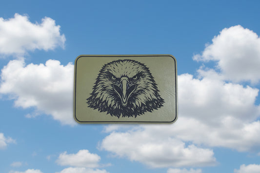 Nature Bound Outdoor Bald Eagle - VELPATCH 3" x 2" inch Hook Backed Patch