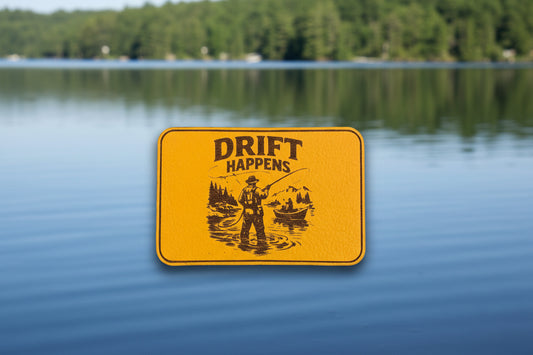Nature Bound Outdoor Drift Happens - VELPATCH 3" x 2" inch Hook Backed Patch