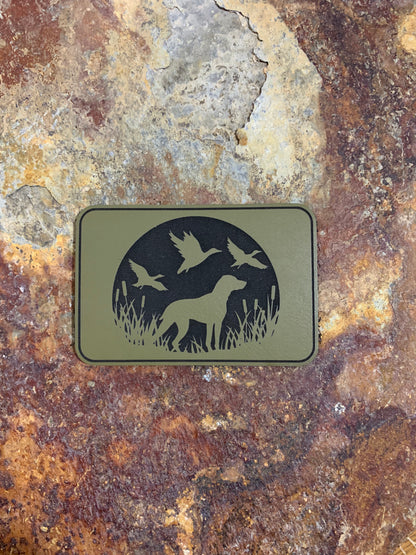 Nature Bound Outdoor Duck Hunting- VELPATCH 3" x 2" inch Hook Backed Patch