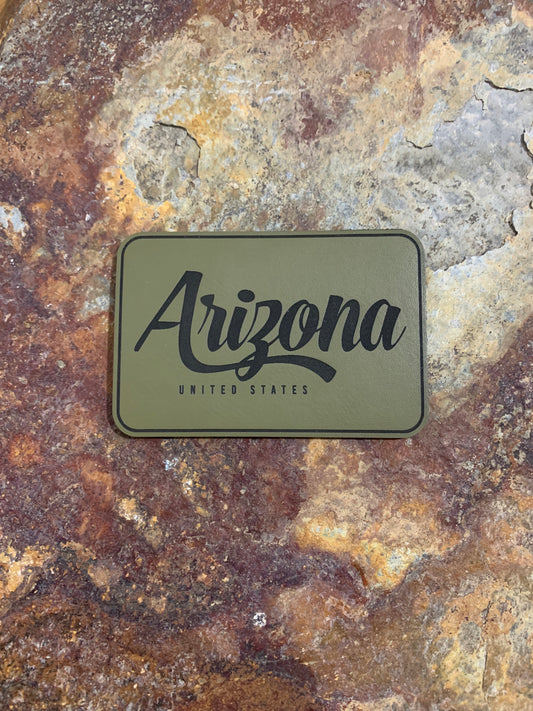 Arizona United States - VELPATCH 3" x 2" inch Hook Backed Patch