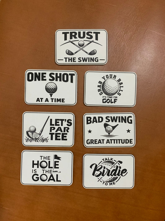 Good Time Concepts Golf One Shot Series Patches - VELPATCH 3" x 2" inch Hook Backed Patch
