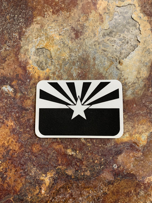 Arizona Flag - VELPATCH 3" x 2" inch Hook Backed Patch
