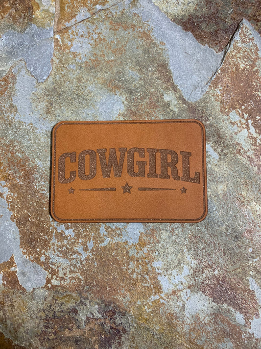 Good Time Concepts COWGIRL - VELPATCH 3" x 2" inch Hook Backed Patch