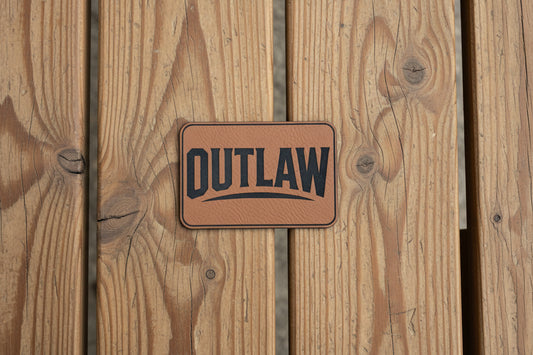 OUTLAW - VELPATCH 3" x 2" inch Hook Backed Patch