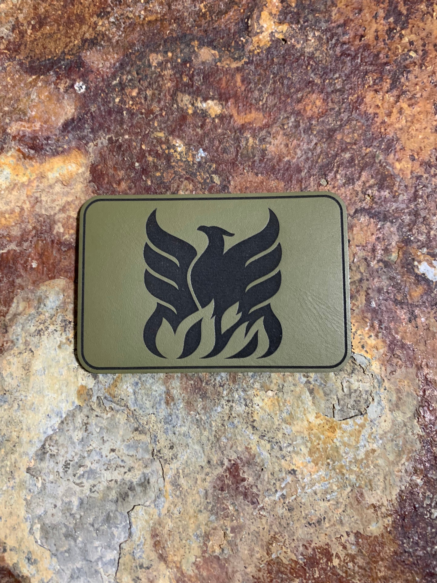 Phoenix Flames - VELPATCH 3" x 2" inch Hook Backed Patch