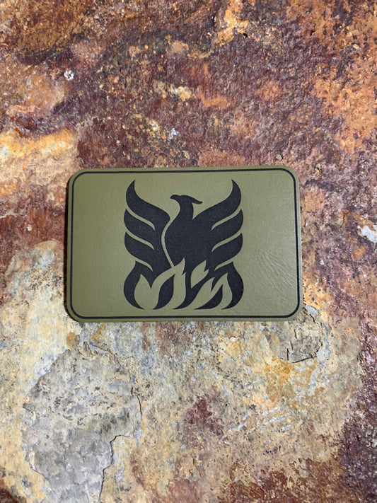 Phoenix Flames - VELPATCH 3" x 2" inch Hook Backed Patch