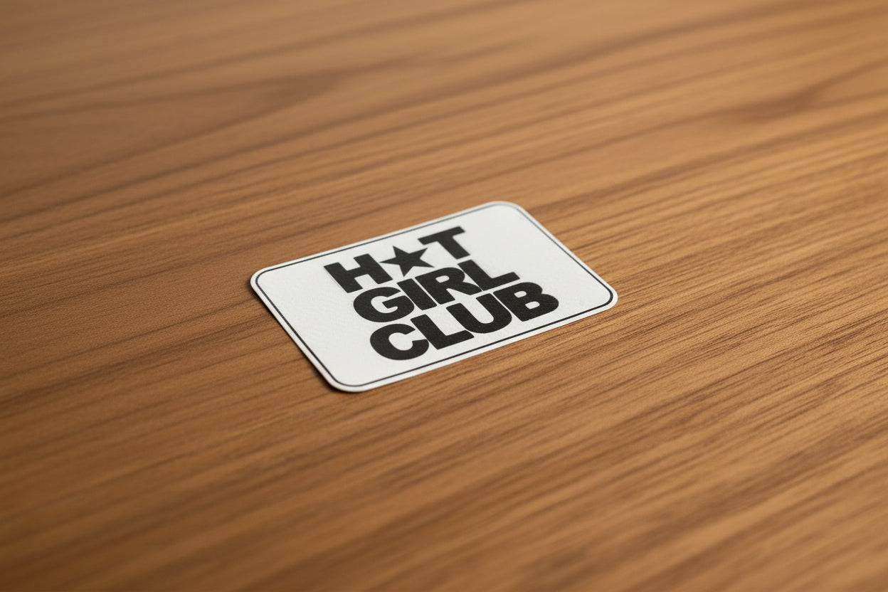 Hot Girl Club - VELPATCH 3" x 2" inch Hook Backed Patch