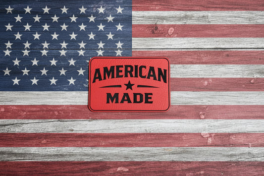 AMERICAN MADE - VELPATCH 3" x 2" inch Hook Backed Patch