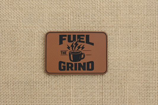 Fuel The Grind - VELPATCH 3" x 2" inch Hook Backed Patch