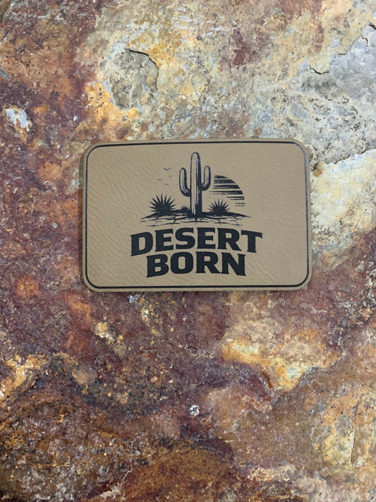 Nature Bound Outdoor Desert Born - VELPATCH 3" x 2" inch Hook Backed Patch