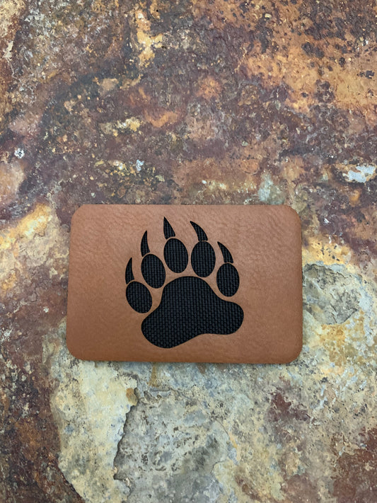 Nature Bound Outdoor Bear Claw Signature - VELPATCH 3" x 2" inch Hook Backed Patch