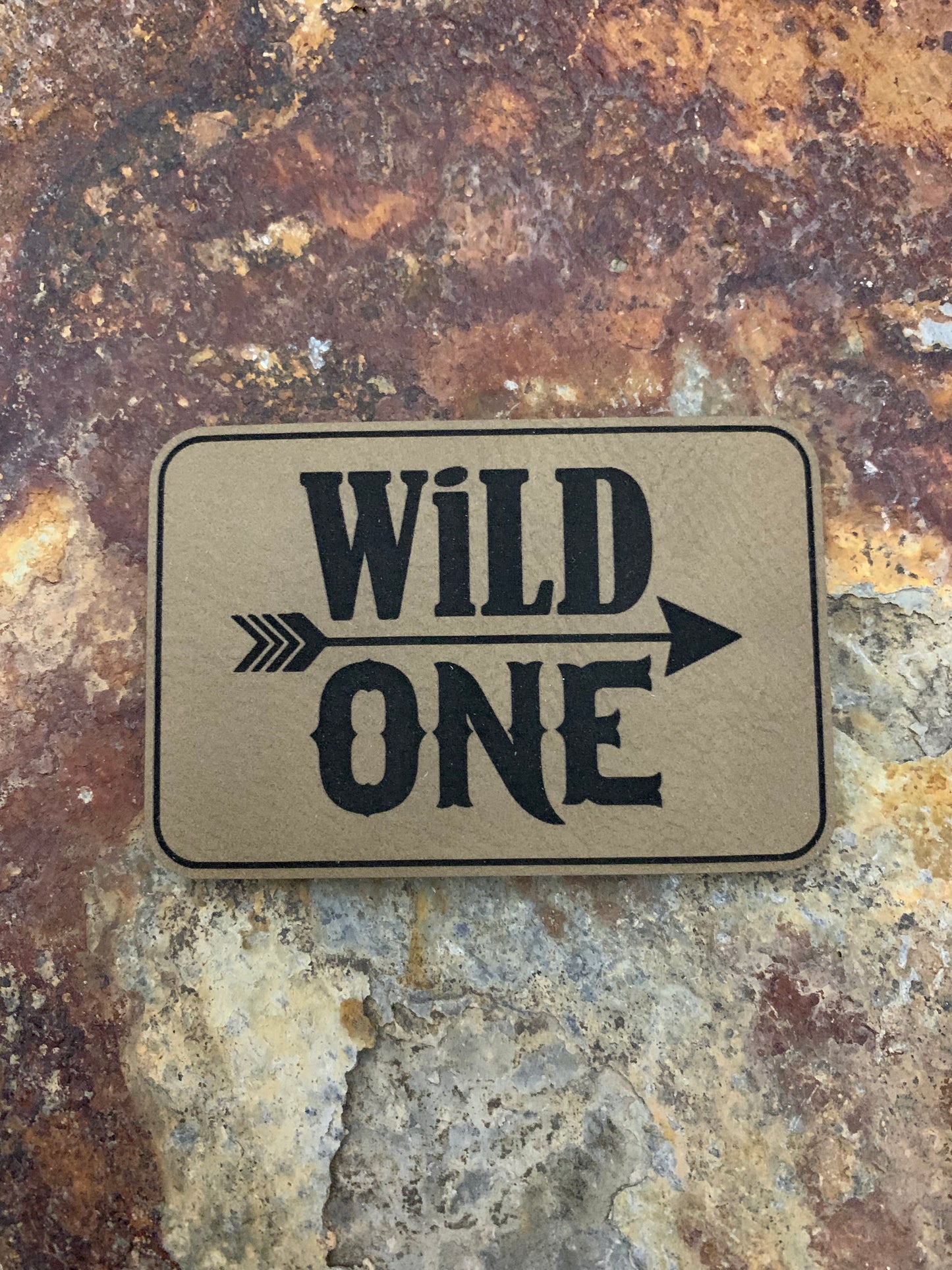 Nature Bound Outdoor Wild One - VELPATCH 3" x 2" inch Hook Backed Patch